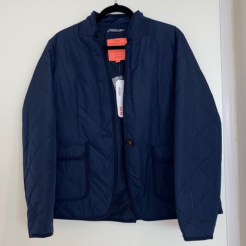 J Crew Signature Puffer Jacket